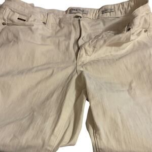 Nine West white Gramercy crop jeans